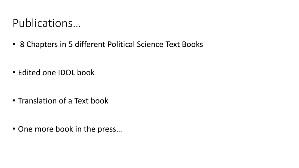 publications