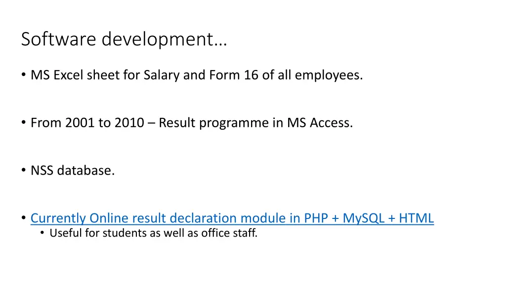 software development