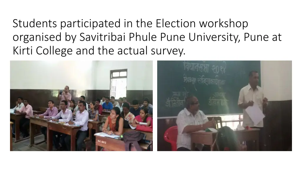 students participated in the election workshop