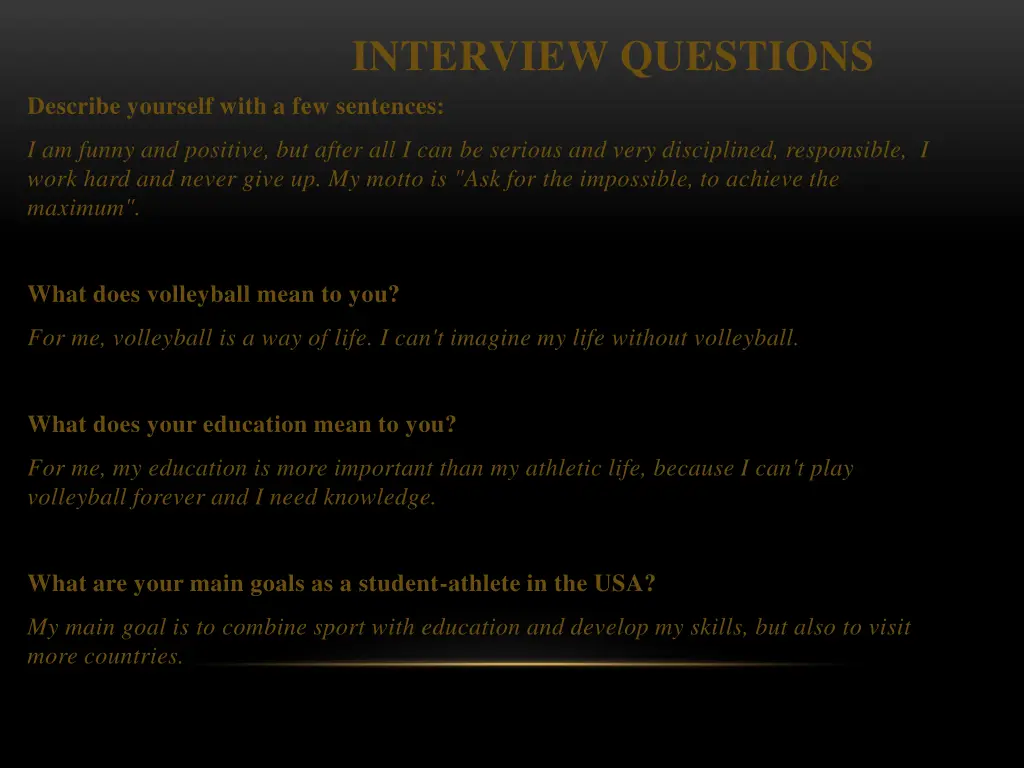 interview questions
