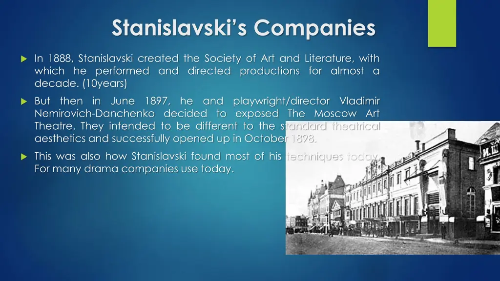 stanislavski s companies