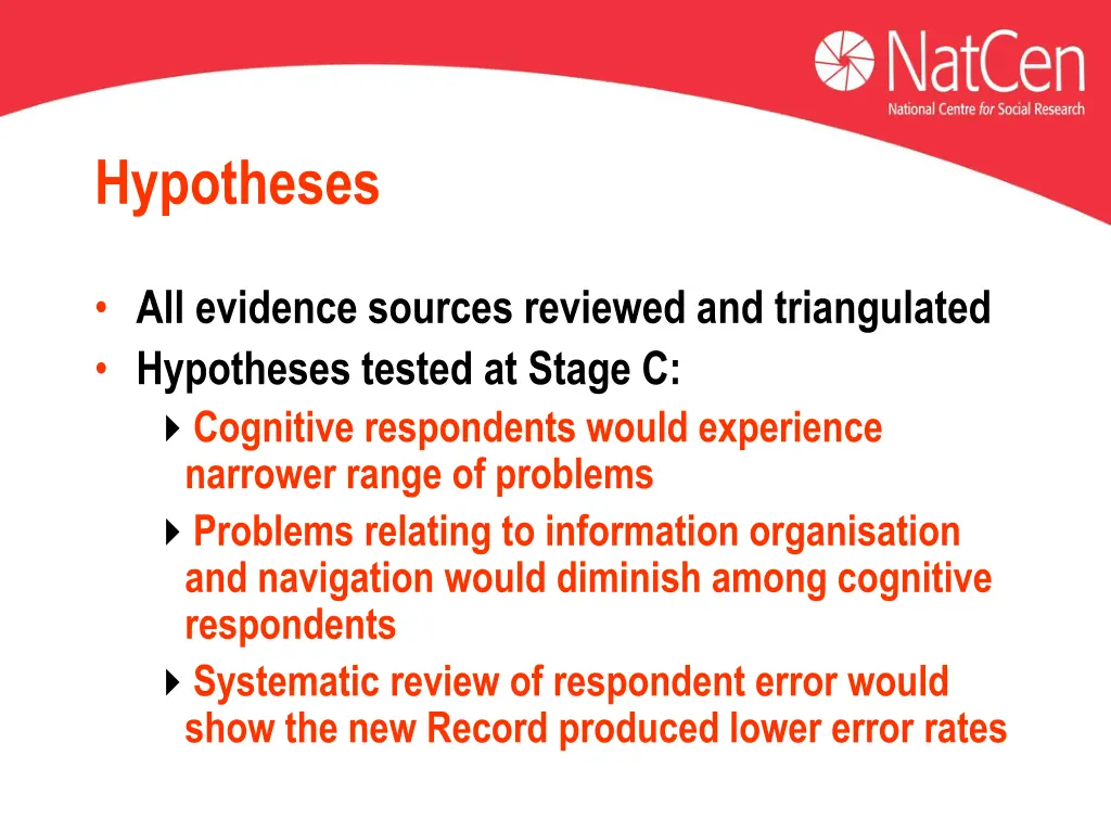 hypotheses