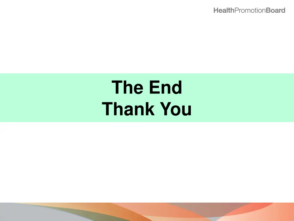 the end thank you