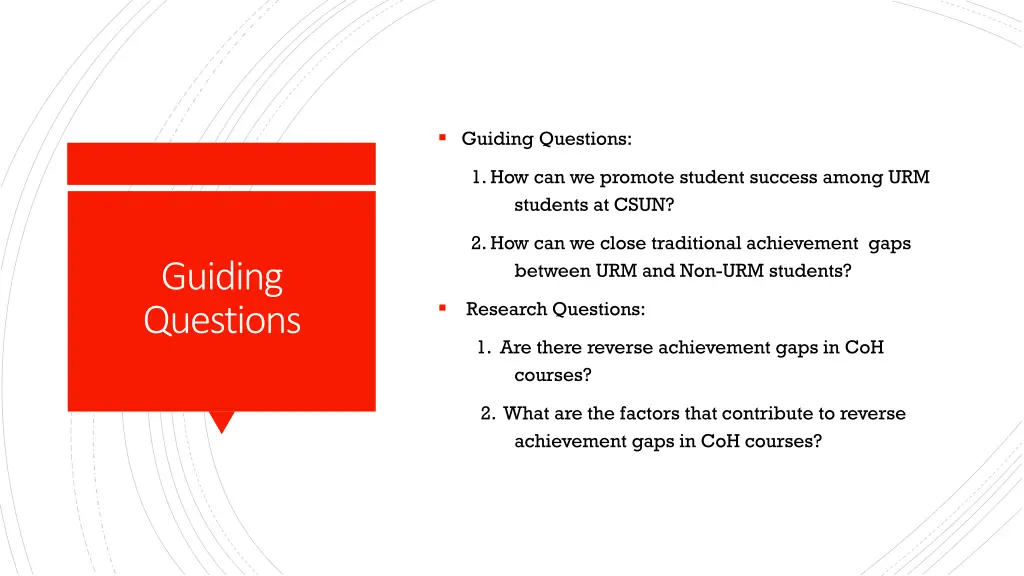 guiding questions