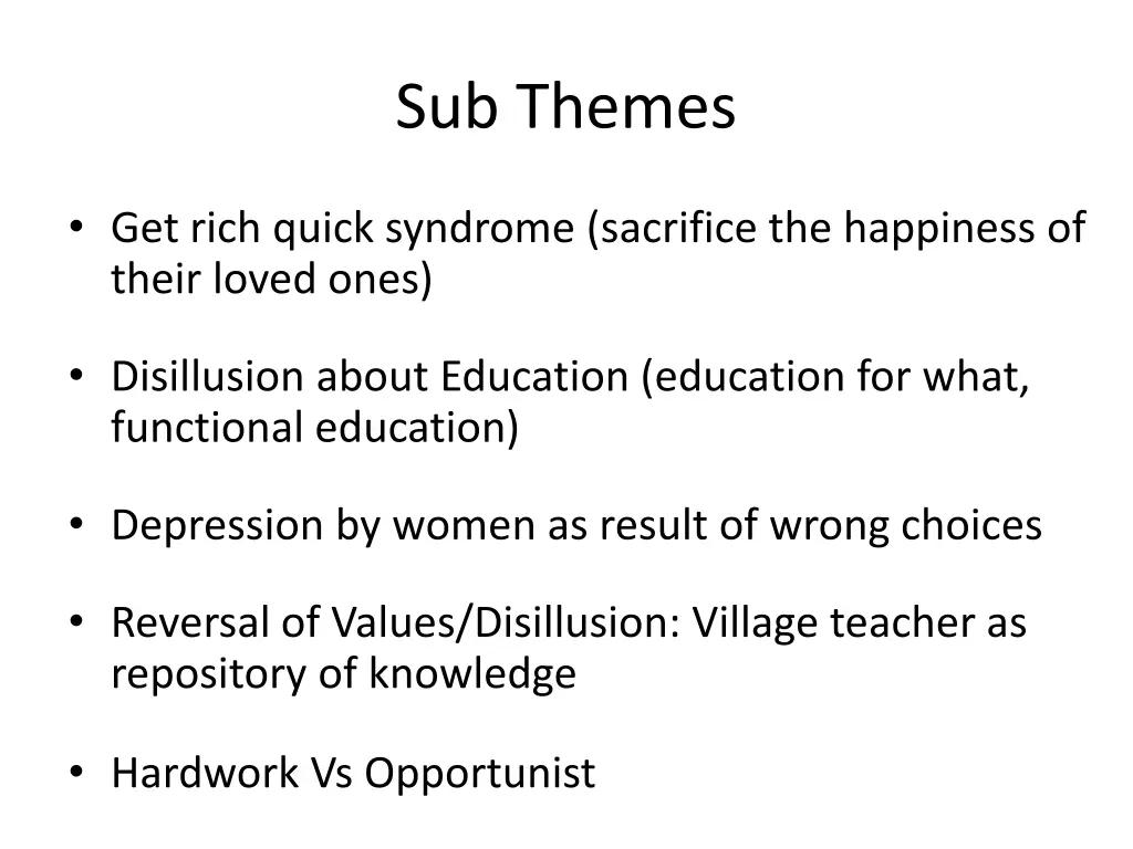 sub themes 1