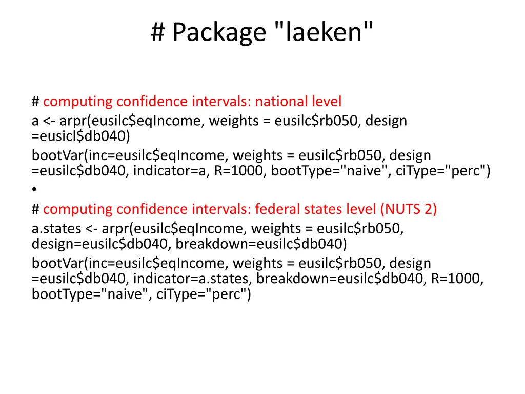 package laeken 3