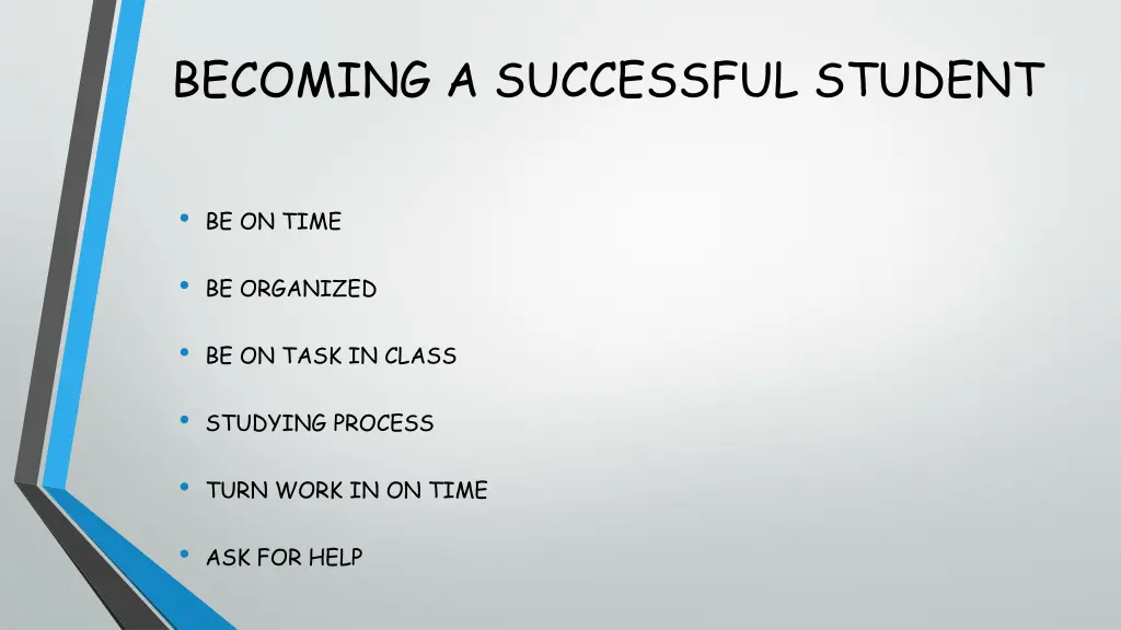 becoming a successful student
