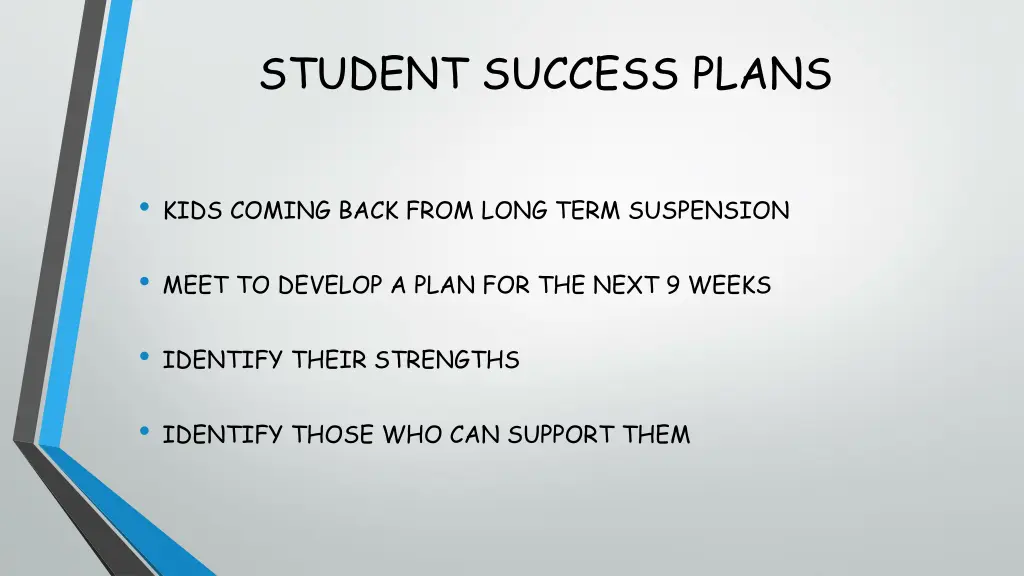 student success plans