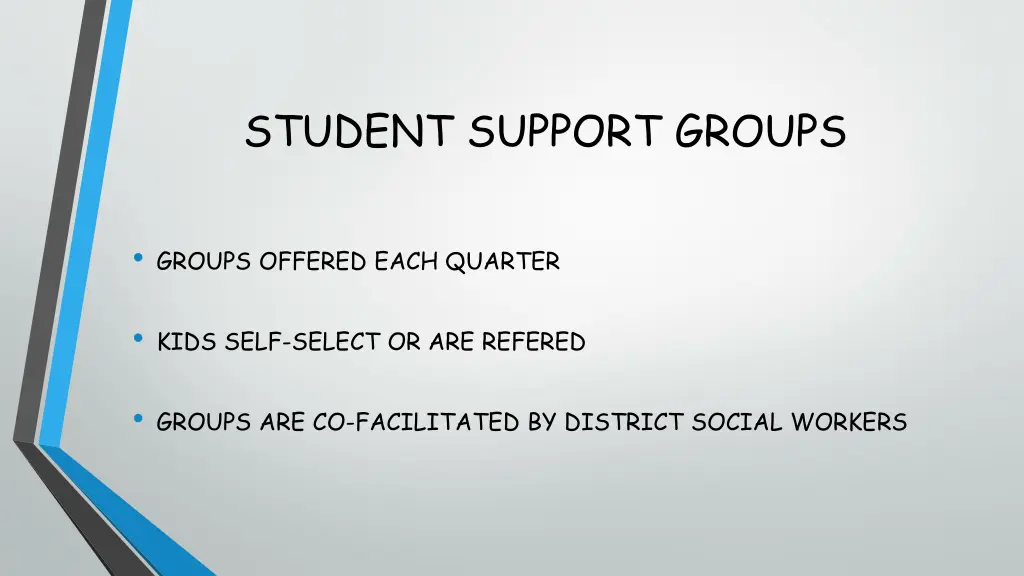 student support groups