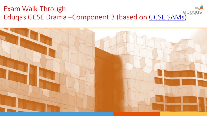 exam walk through eduqas gcse drama component