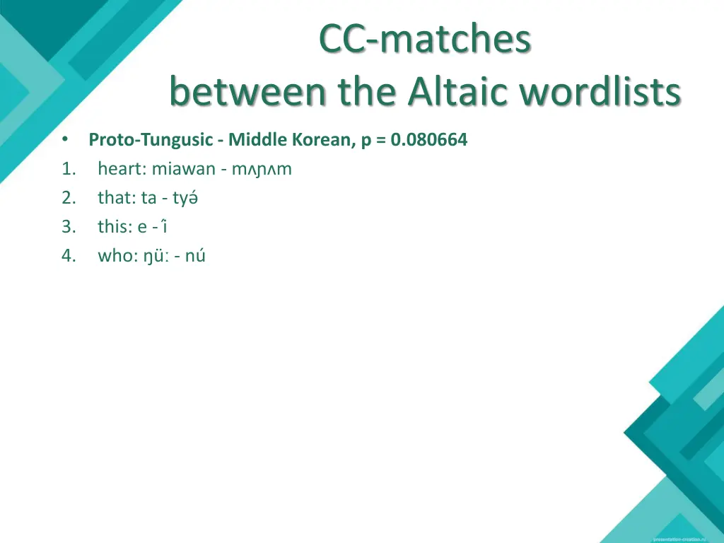 cc matches 7