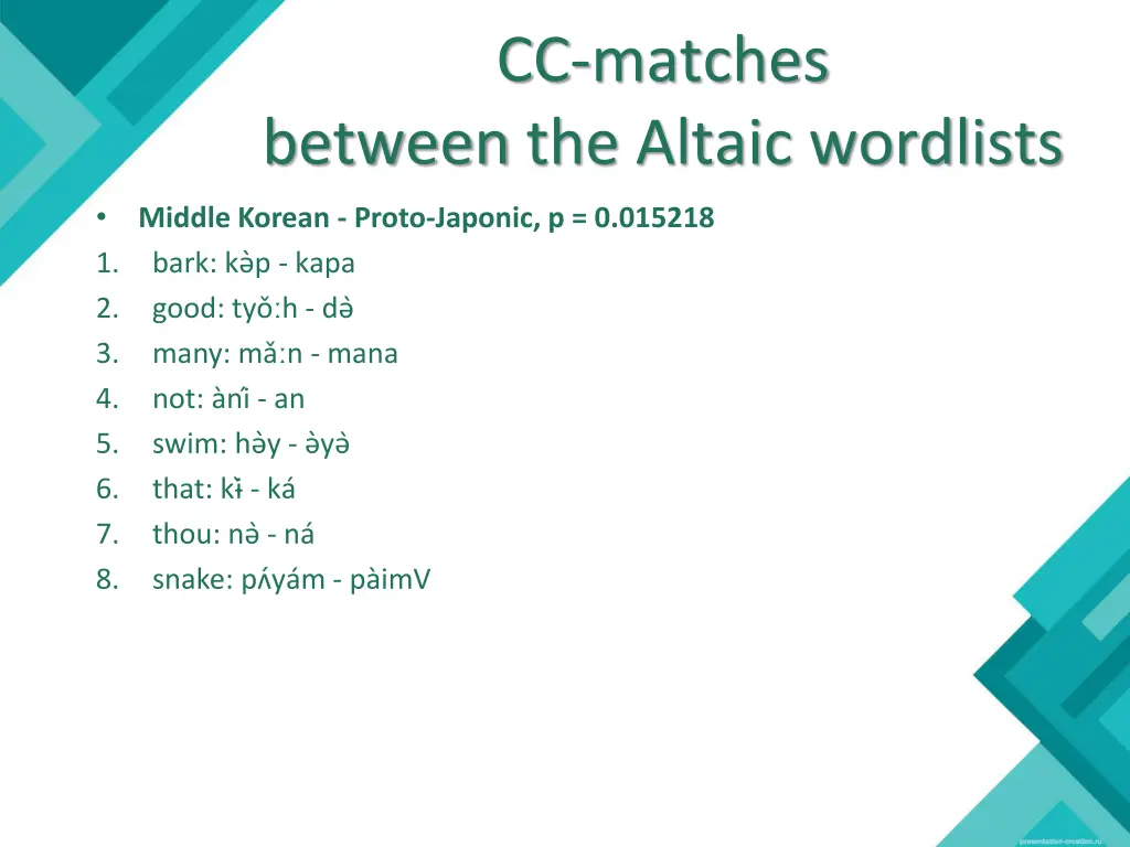 cc matches 9