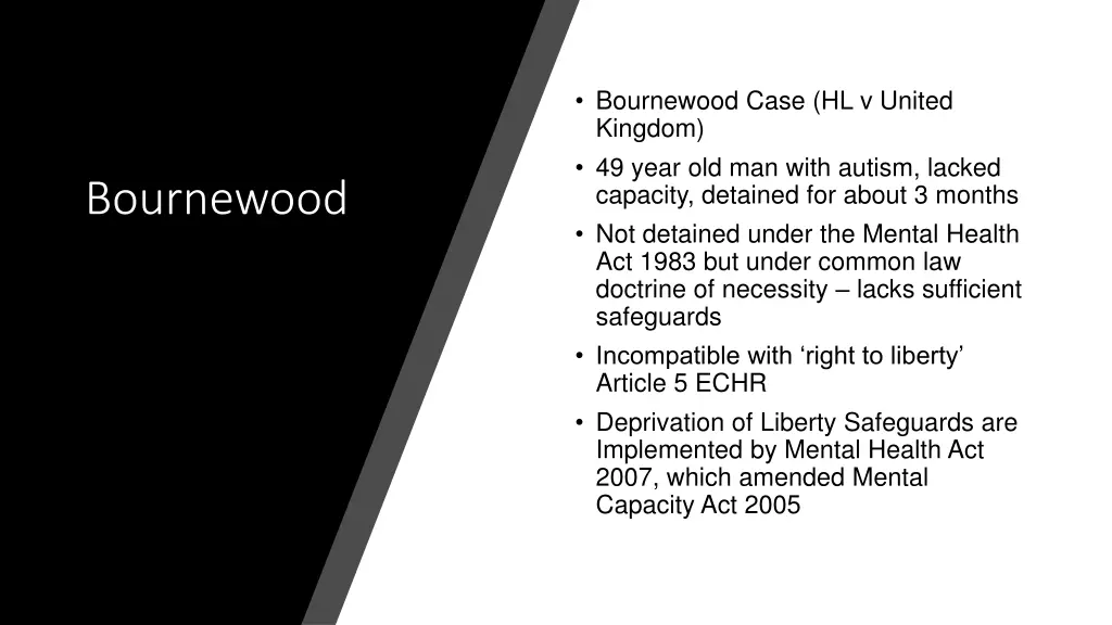 bournewood case hl v united kingdom 49 year