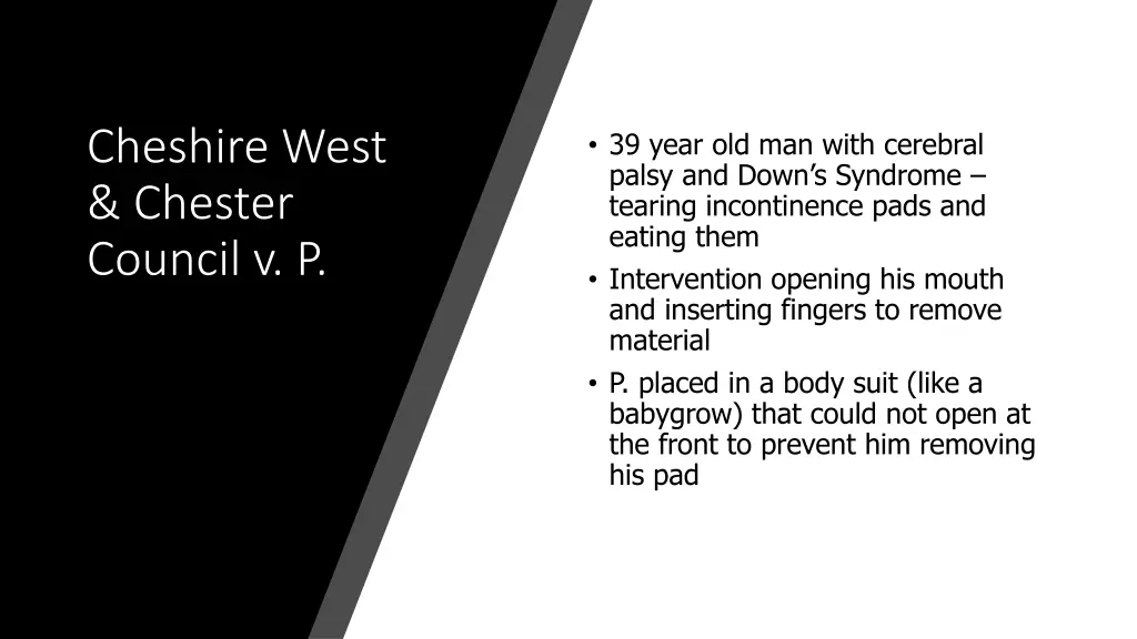 cheshire west chester council v p