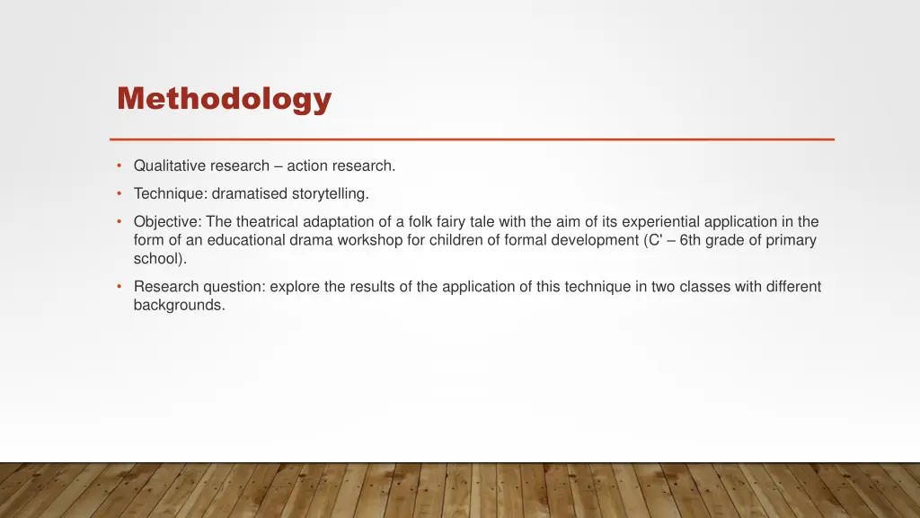 methodology