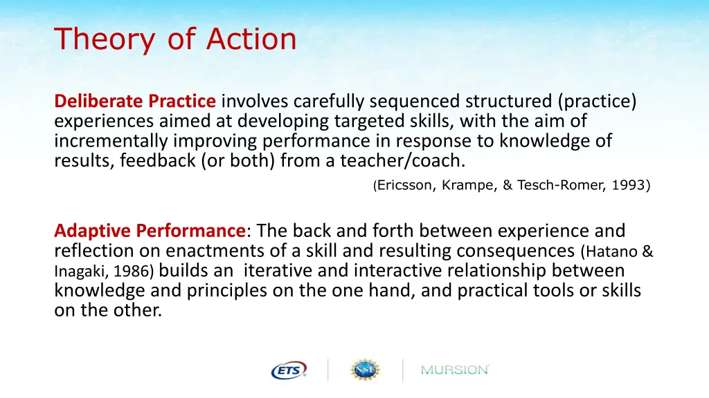 theory of action
