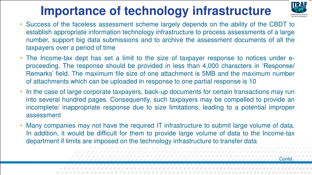 importance of technology infrastructure success