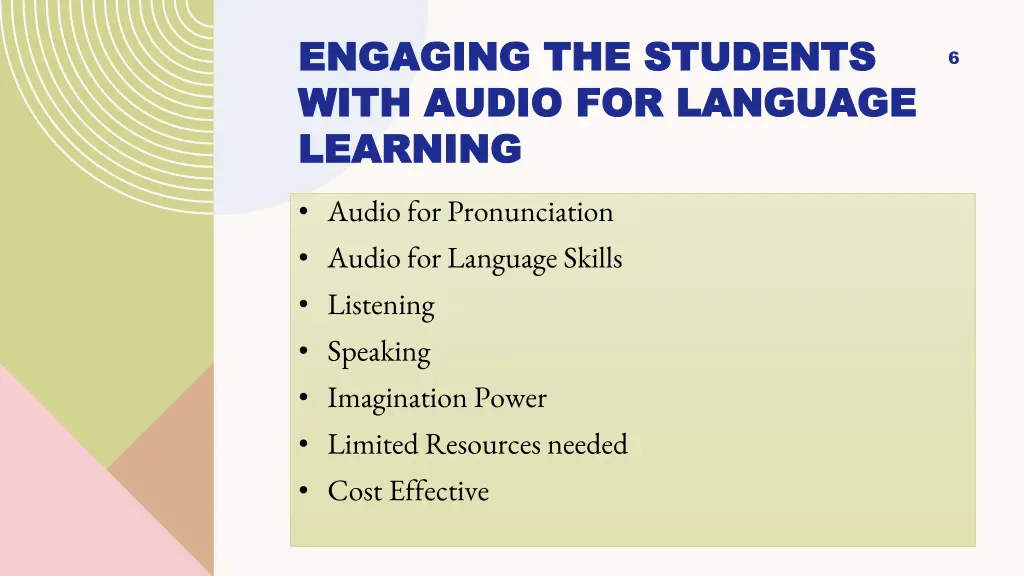 engaging the students engaging the students with