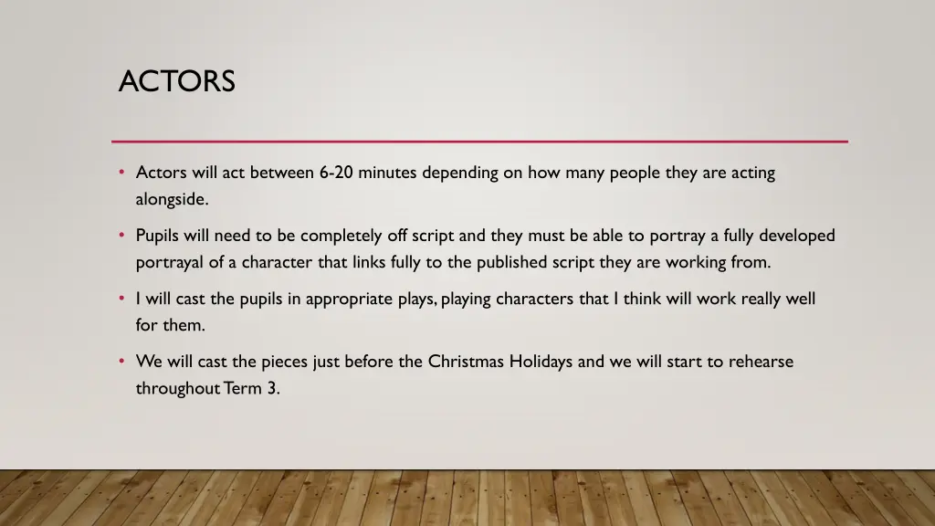 actors