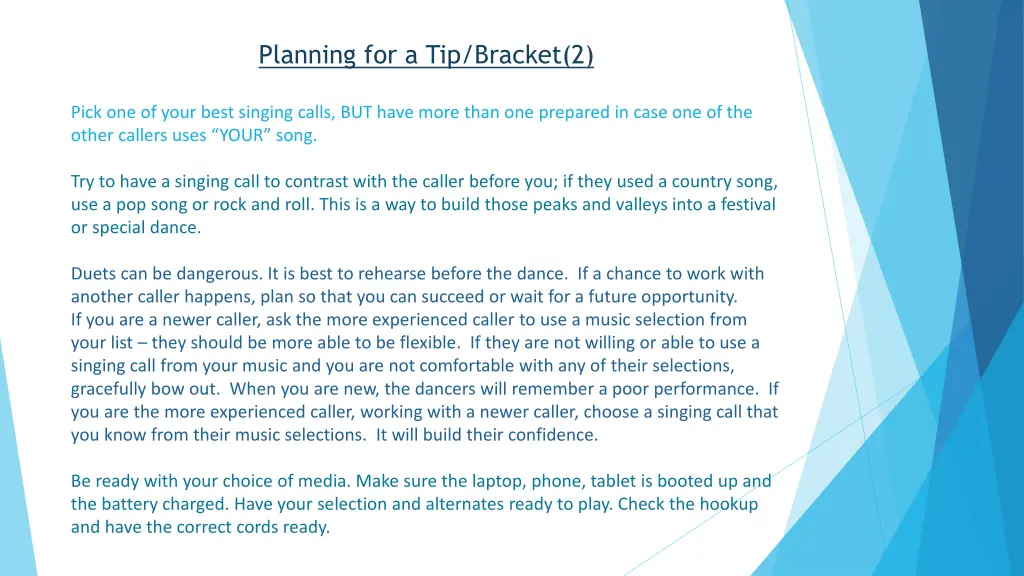 planning for a tip bracket 2
