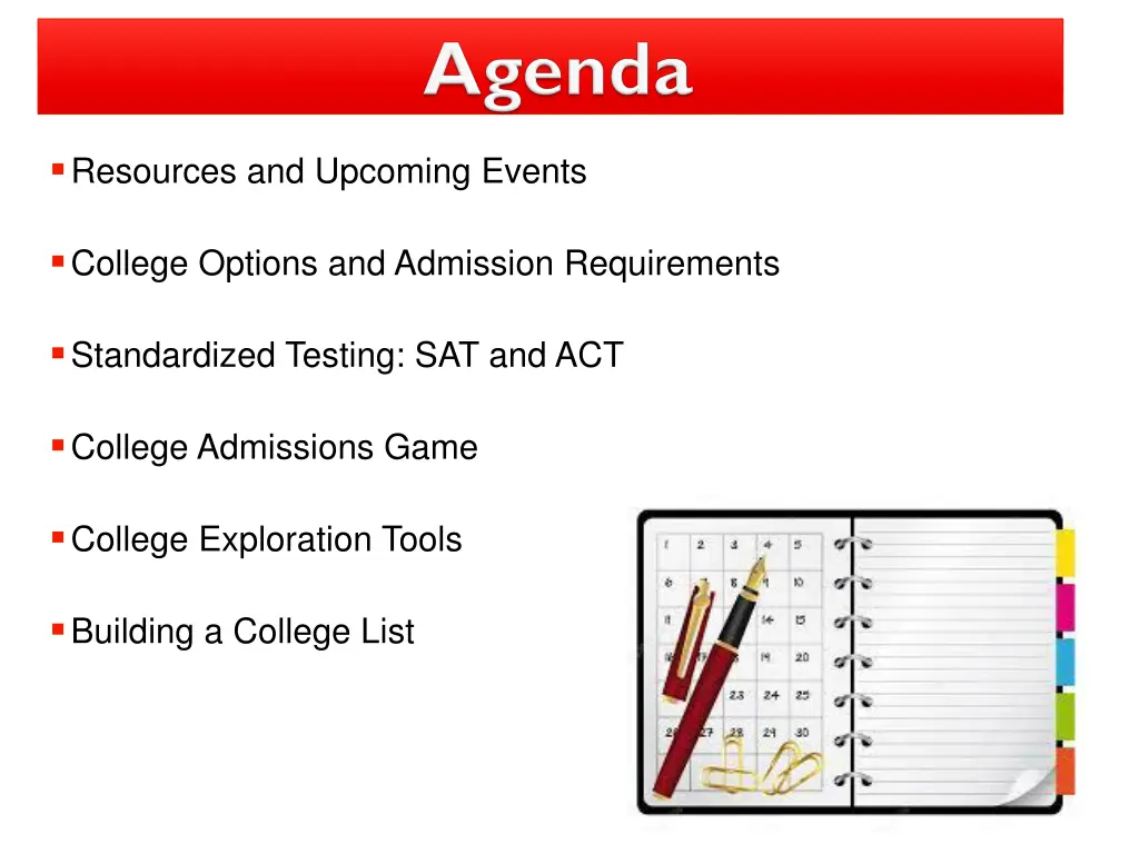 resources and upcoming events