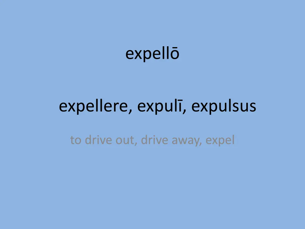 expell