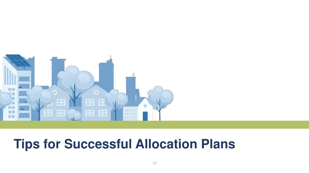 tips for successful allocation plans