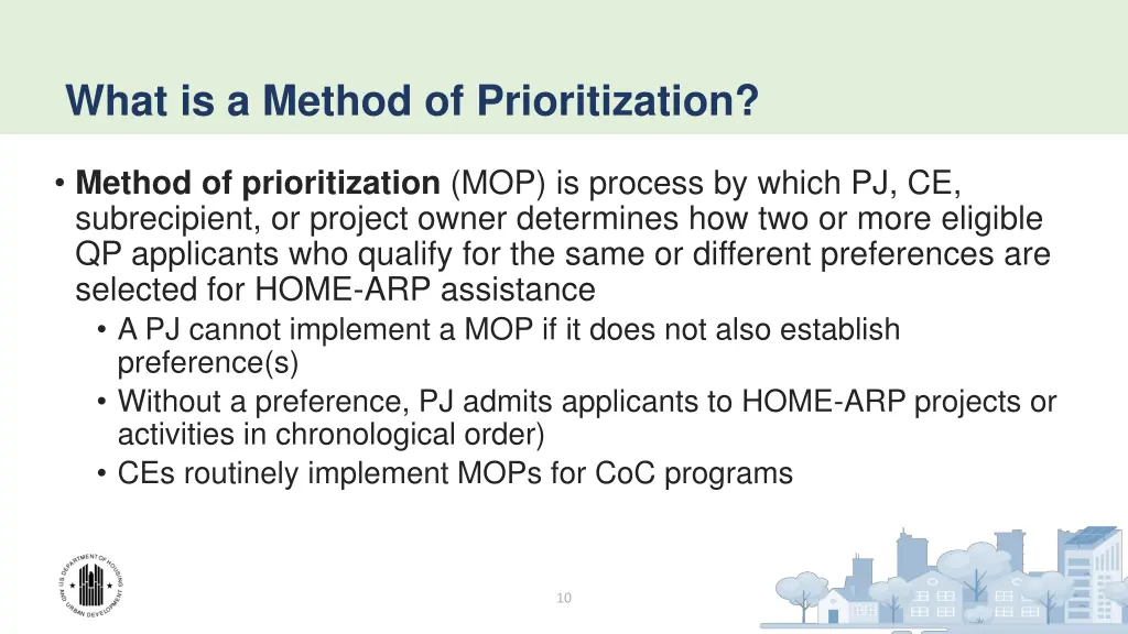 what is a method of prioritization
