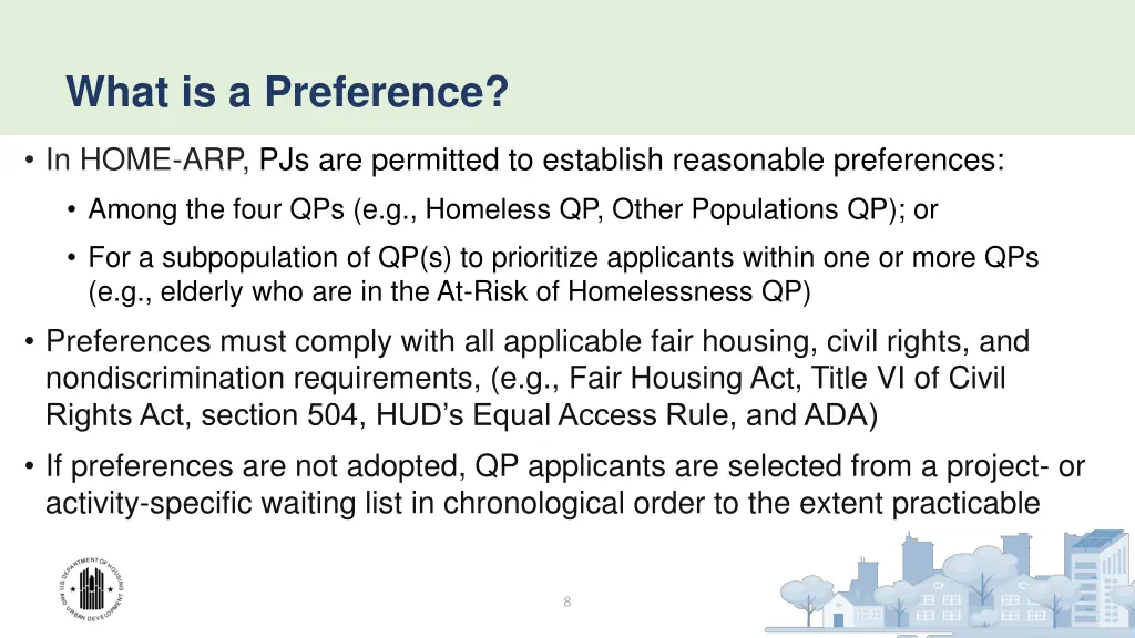 what is a preference