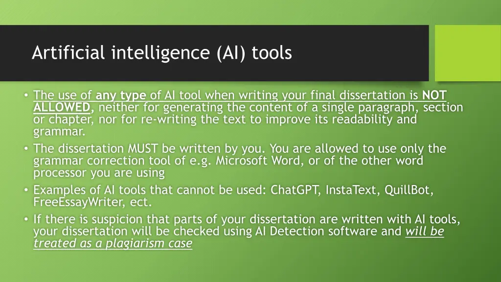 artificial intelligence ai tools