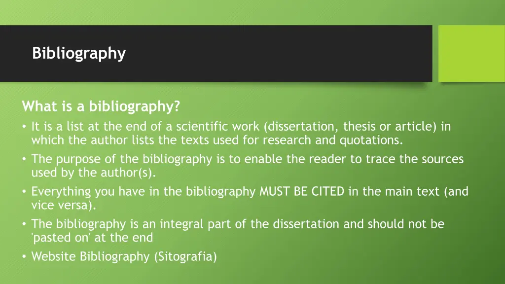 bibliography