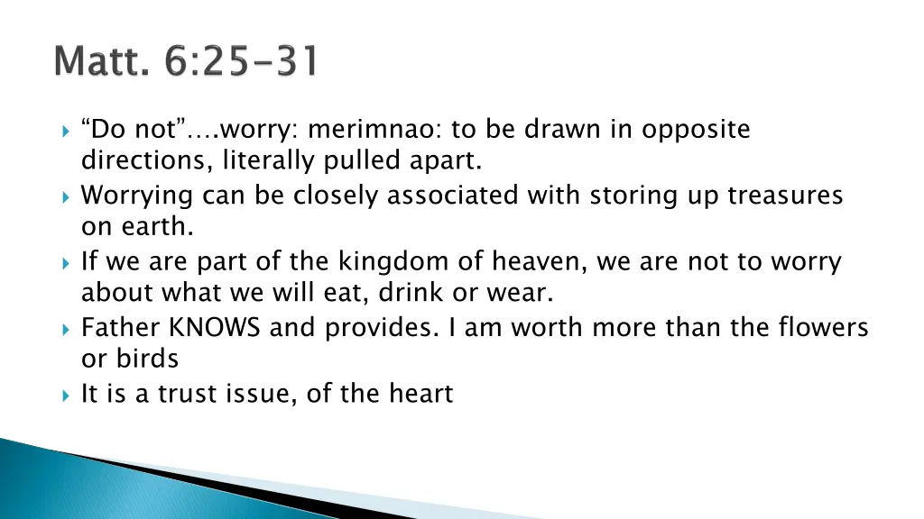 do not worry merimnao to be drawn in opposite