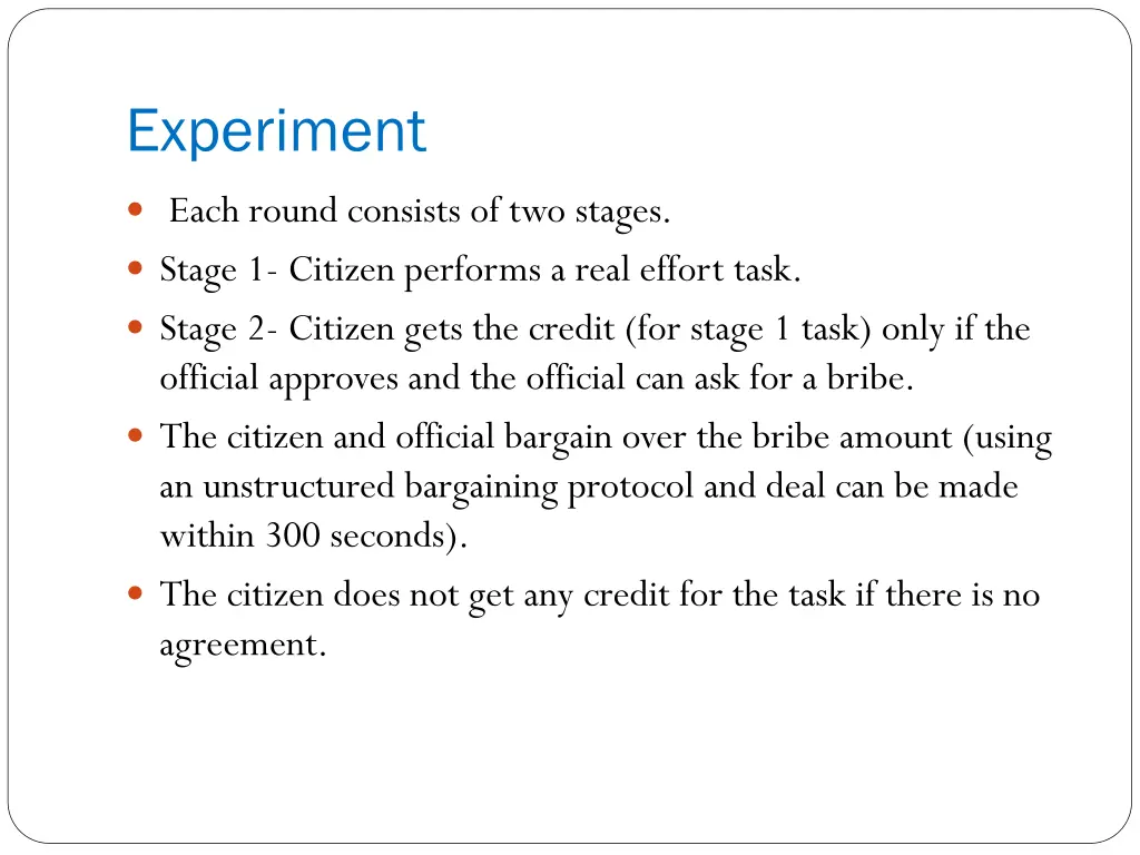experiment 1