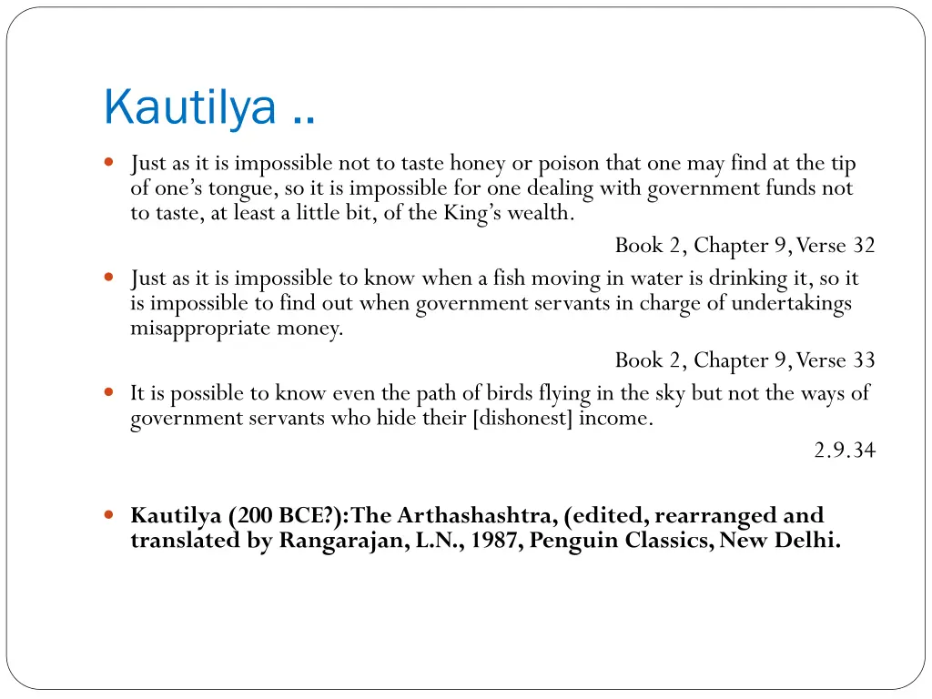 kautilya