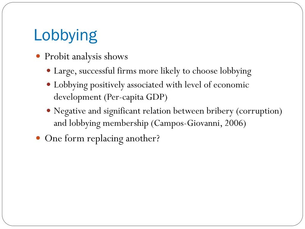 lobbying 1