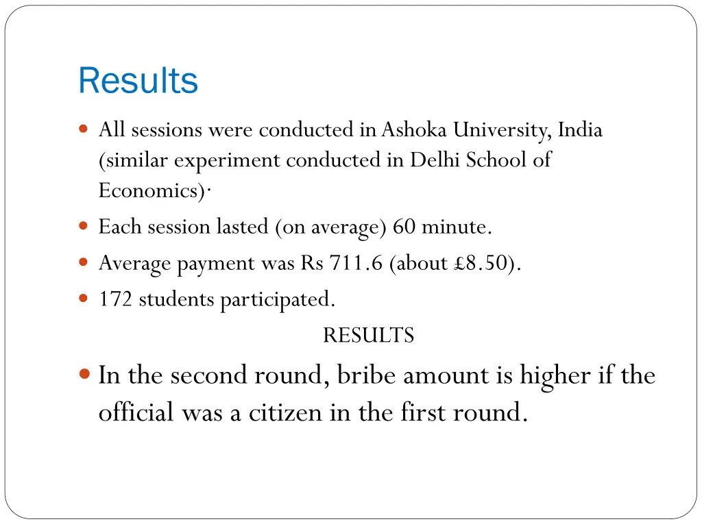 results