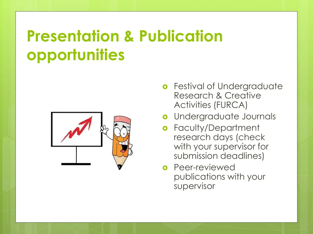 presentation publication opportunities