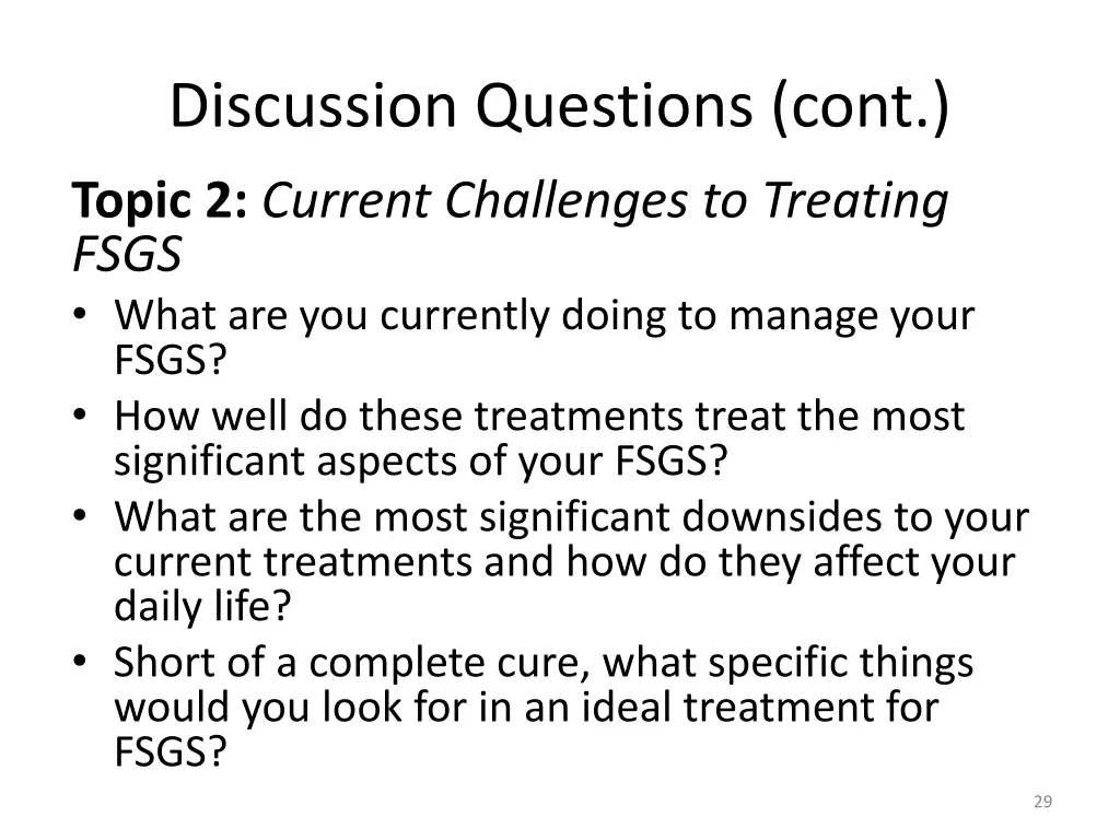 discussion questions cont