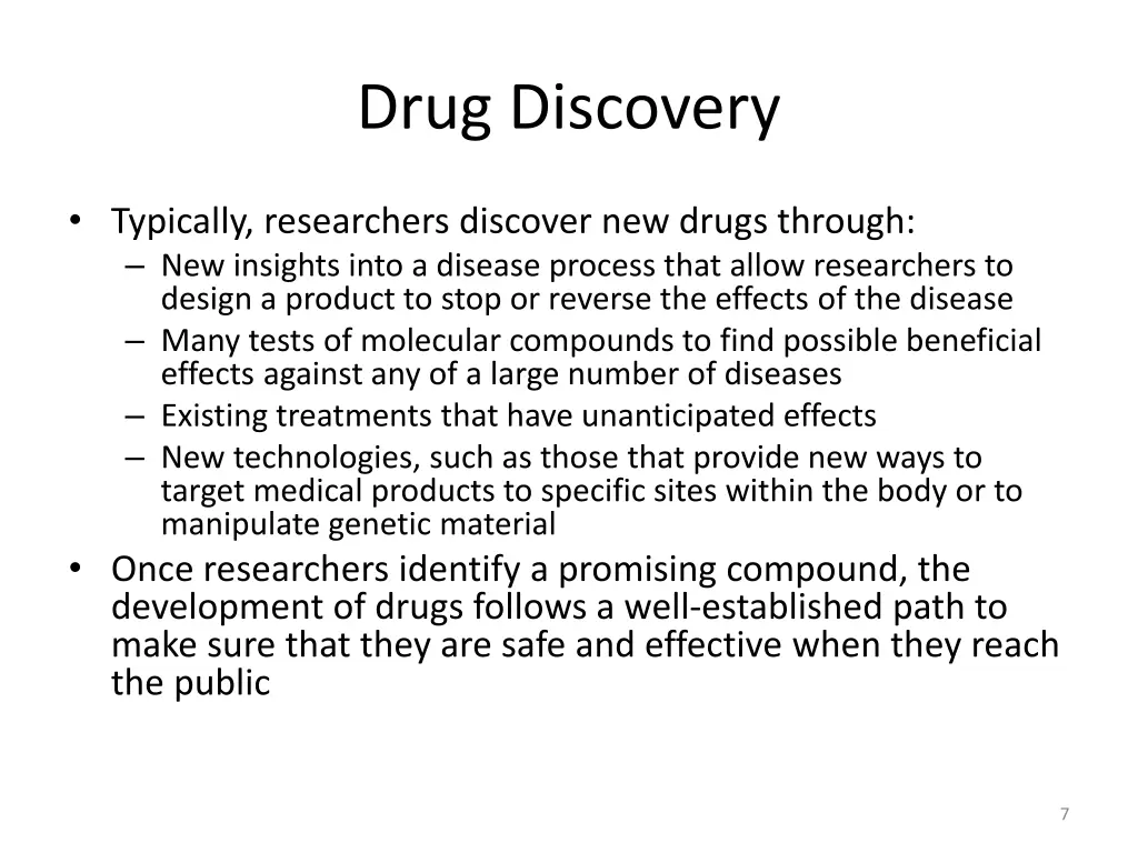 drug discovery