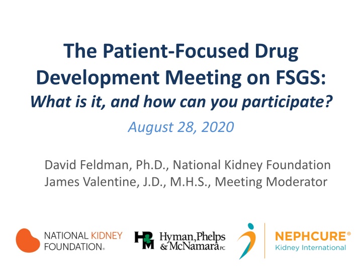 the patient focused drug development meeting