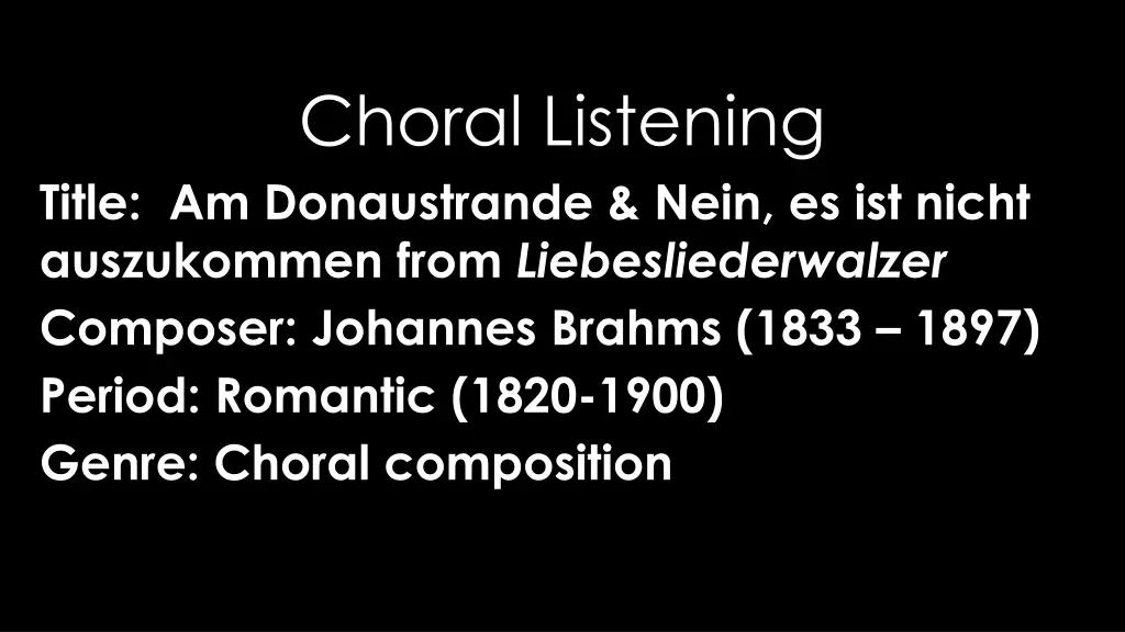 choral listening 14