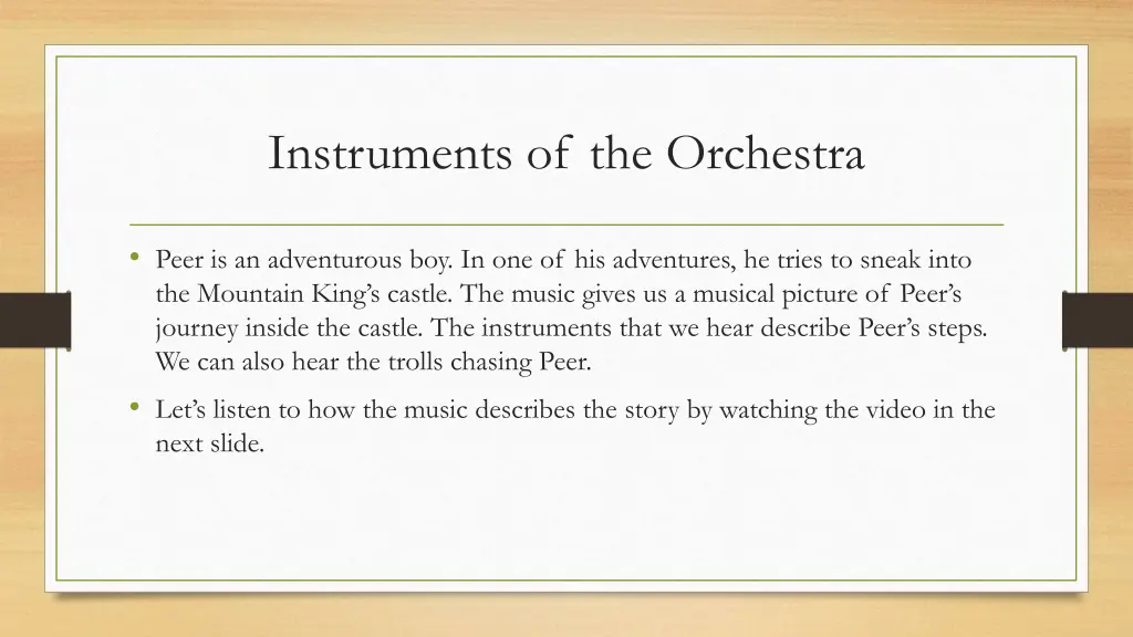 instruments of the orchestra 1
