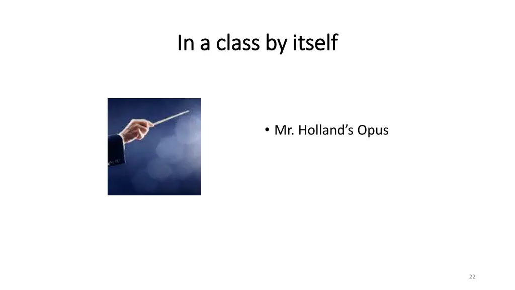 in a class by itself in a class by itself