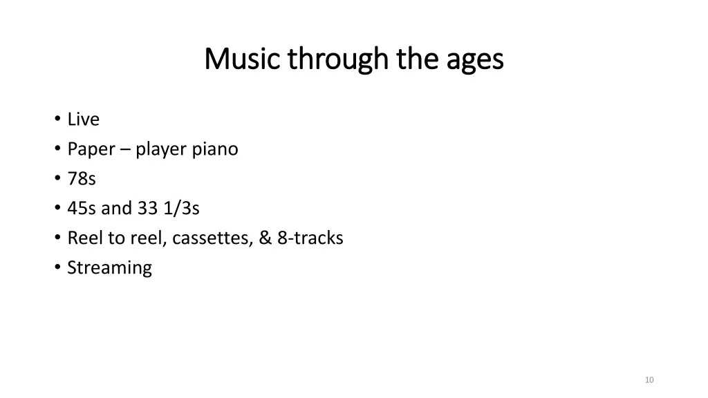 music through the ages music through the ages
