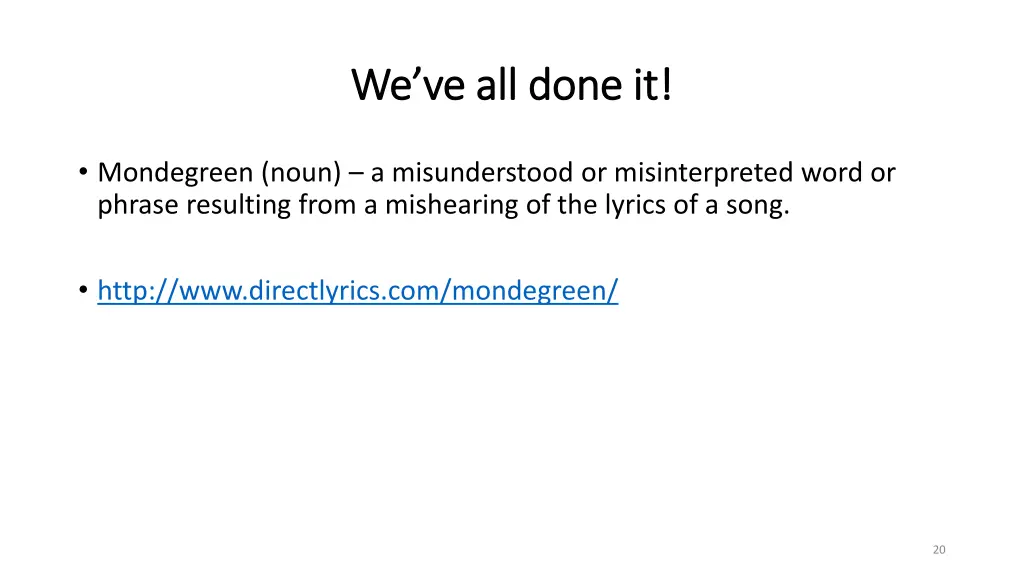 we ve all done it we ve all done it