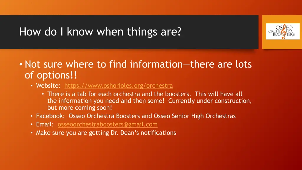 how do i know when things are