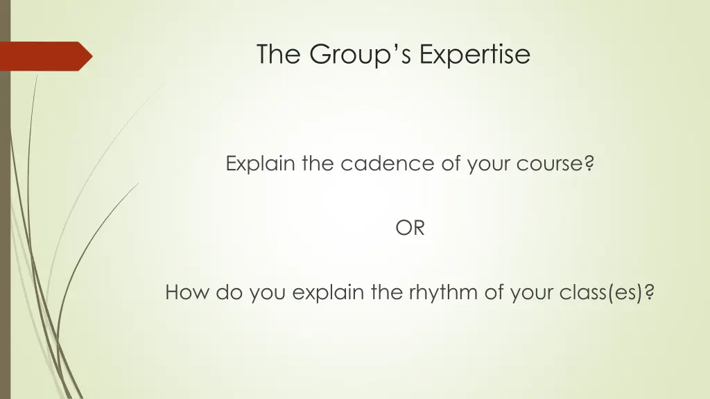 the group s expertise