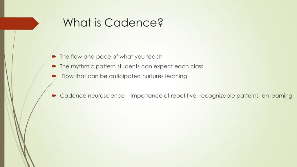 what is cadence