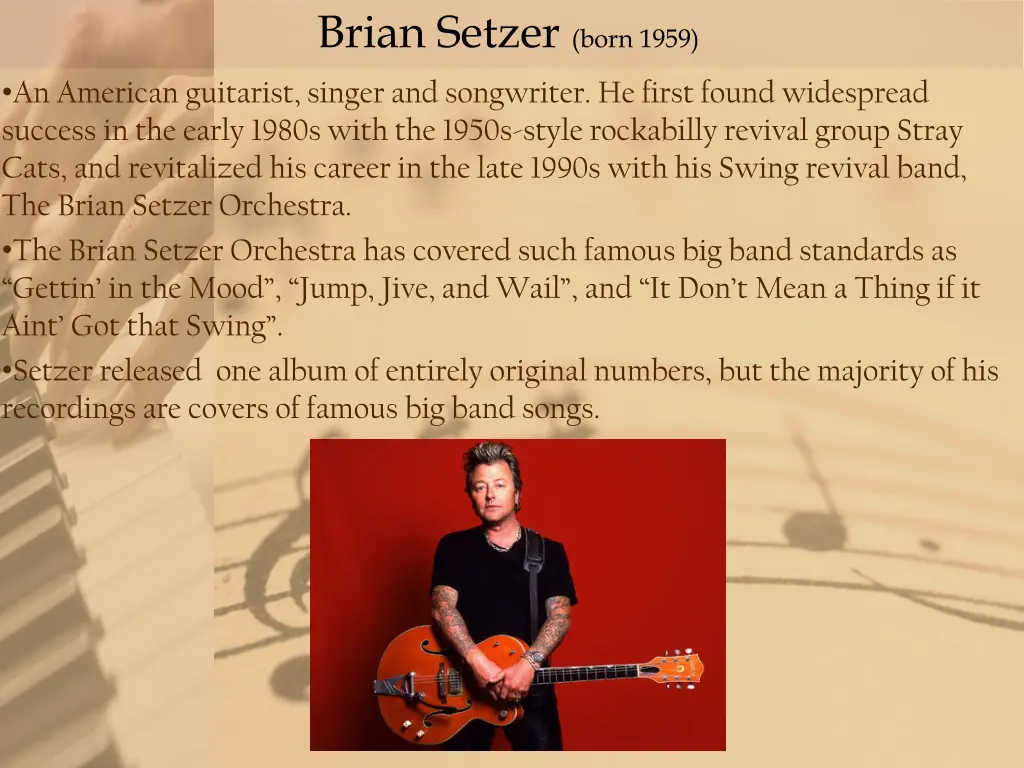 brian setzer born 1959
