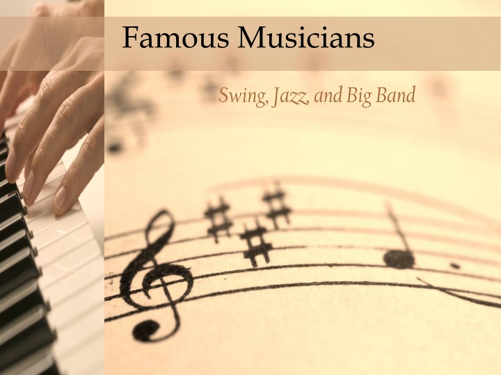 click to edit master title style famous musicians